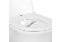 Унитаз подвесной безободковый Aquatek КЛАССИК 525*365*340 с легкосъемным сиденьем Soft Close