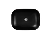 Раковина накладная Aquatek 560*420*140мм черный матовый