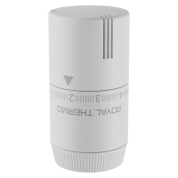 Термоголовка жидкостная Royal Thermo Design М30х15 soft touch Белый