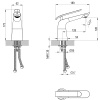 Смеситель Lemark Melange LM4906CW для раковины