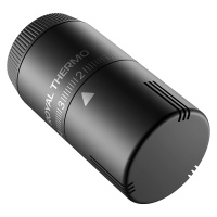 Термоголовка жидкостная Royal Thermo Design М30х15 Черный