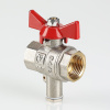 Кран шаровой Valtec для подключения датчика температуры 3/4"