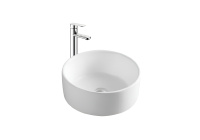 Раковина накладная Aquatek 400*400*165мм белый матовый