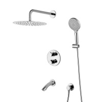 Смеситель Lemark Yeti LM7822C для ванны и душа термостатический встраиваемый