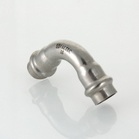 Угольник 90° Valtec (раструб–раструб) нержавеющая сталь 18 мм