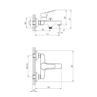 Смеситель Rossinka RS29-31 для ванны