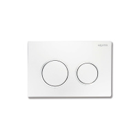 Панель смыва Aquatek Small клавиши круглые для INS-0000018 с верхней кнопкой смыва белый