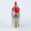 Кран шаровой Valtec угловой с накидной гайкой и наружной резьбой 1/2" х 3/4"