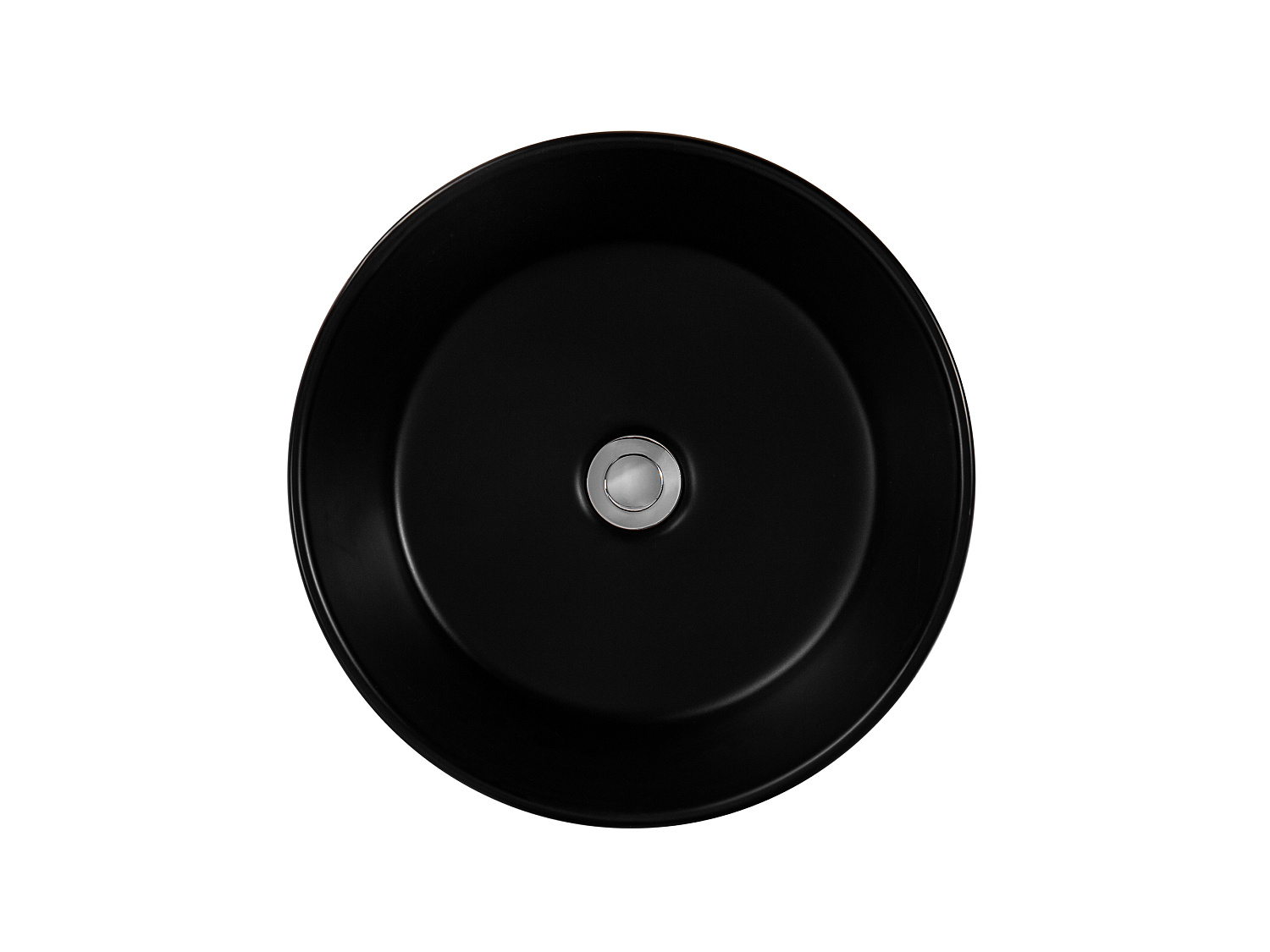 Раковина накладная Aquatek 400*400*165мм черный матовый