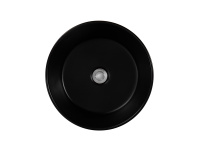 Раковина накладная Aquatek 400*400*165мм черный матовый