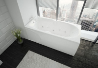 Акриловая прямоугольная ванна Aquatek Европа 180х80 без фронтального экрана, без гидромассажа, вклеенный сварной каркас