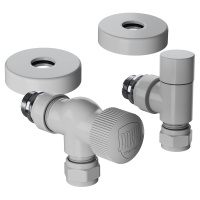 Набор термостатический Royal Thermo Design Pro 15мм М30х15 Белый осевой