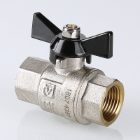 Кран шаровой Valtec Perfect с ручкой-бабочкой и внутренней резьбой