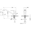 Смеситель Lemark Point LM0304C для кухни