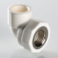 Угольник PPR Valtec с переходом на внутреннюю резьбу 25 мм х 3/4"