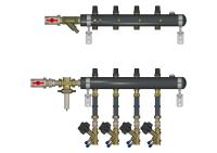 Узел распределительный этажный Ridan TDU.5R DN50-8R-32-APT25-MVT15