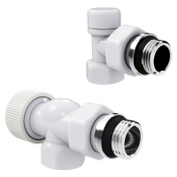 Набор термостатический Royal Thermo Design 1/2"М30х15 Белый осевой