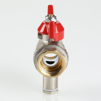 Кран шаровой Valtec для подключения датчика температуры 1/2"