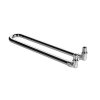 Угольник радиаторный Valtec с хромированной латунной трубкой сдвоенный