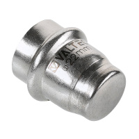 Заглушка Valtec нержавеющая сталь 76,1 мм