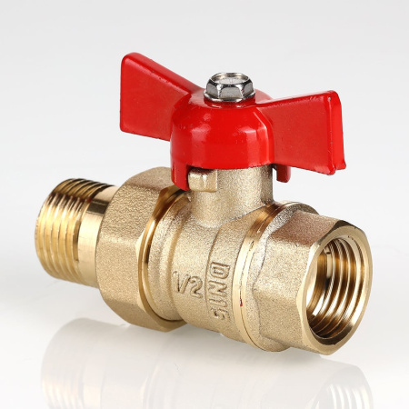 Кран шаровой Valtec Стандарт без покрытия с полусгоном 1/2"