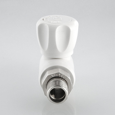 Кран шаровой Valtec полипропиленовый со сгоном прямой 20 мм х 1/2"