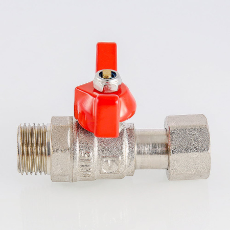 Кран шаровой Valtec для подключения манометра 1/2" х 3/8"