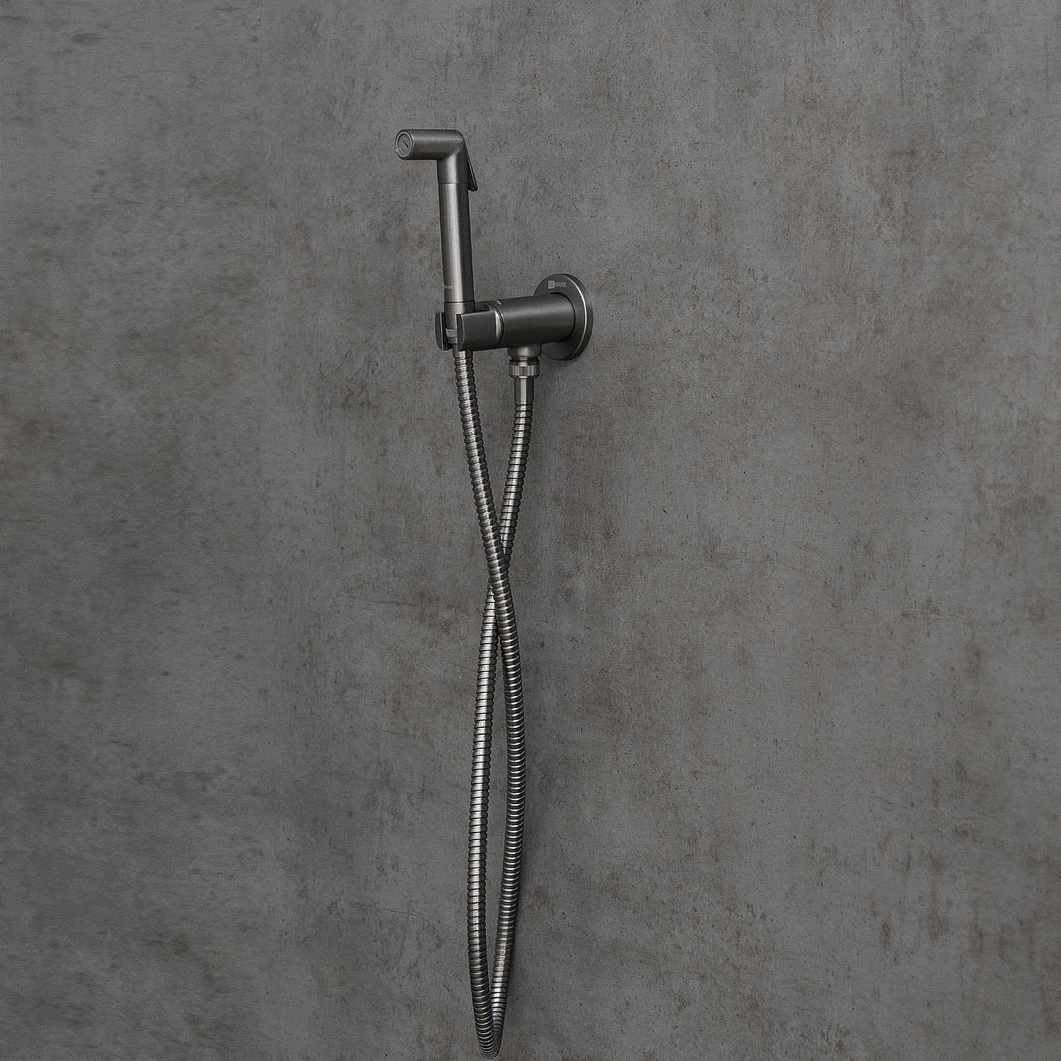 Смеситель Lemark Solo LM7171GM с гигиеническим душем встраиваемый