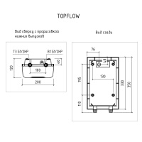Электрический водонагреватель проточный Thermex Topflow 10000