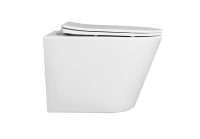Унитаз-компакт подвесной безободковый Aquatek ВЕГА 490*360*320 с сиденьем Soft Close обычный смыв