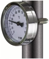 Термометр TIM накладной с пружиной 0℃ - 120℃