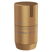 Термоголовка жидкостная Royal Thermo Design М30х15 Золотой матовый