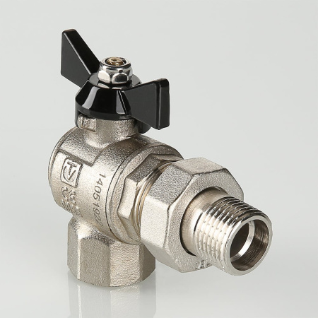 Кран шаровой Valtec Perfect угловой с полусгоном