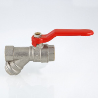 Кран шаровой Valtec Combi со встроенным фильтром и флажковой рукояткой 3/4"