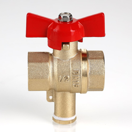 Кран шаровой Valtec Стандарт без покрытия для подключения датчика температуры