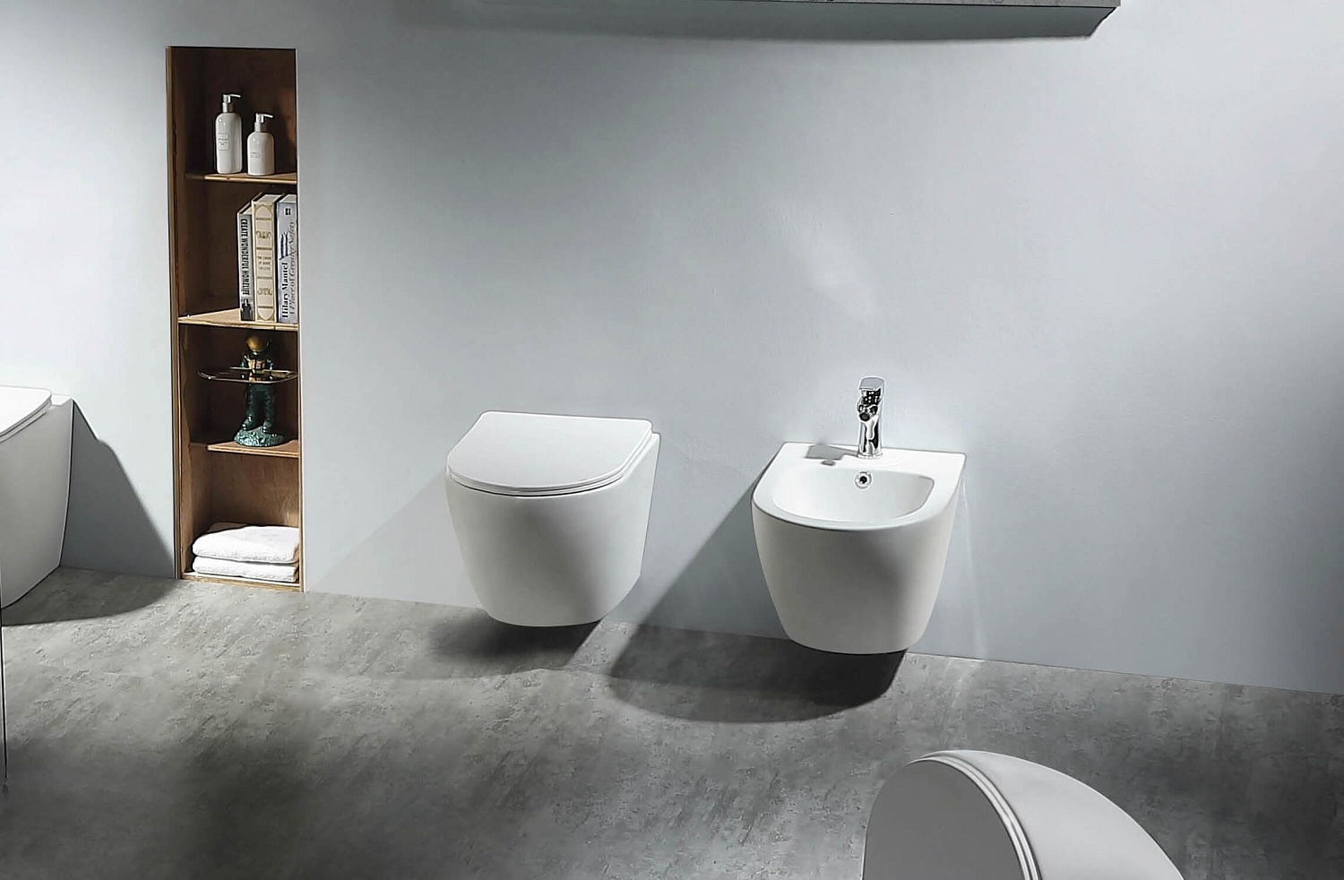 Биде подвесное Aquatek ЕВРОПА 510*355*310 мм белый