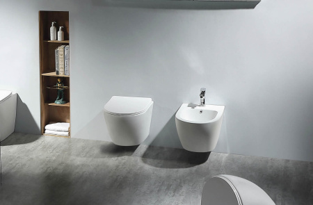 Биде подвесное Aquatek ЕВРОПА 510*355*310 мм белый