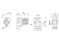 Циркуляционный насос Grundfos 200 UPS 40/185 F /400V