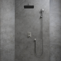 Смеситель Lemark Bronx LM3749GM для ванны и душа термостатический встраиваемый