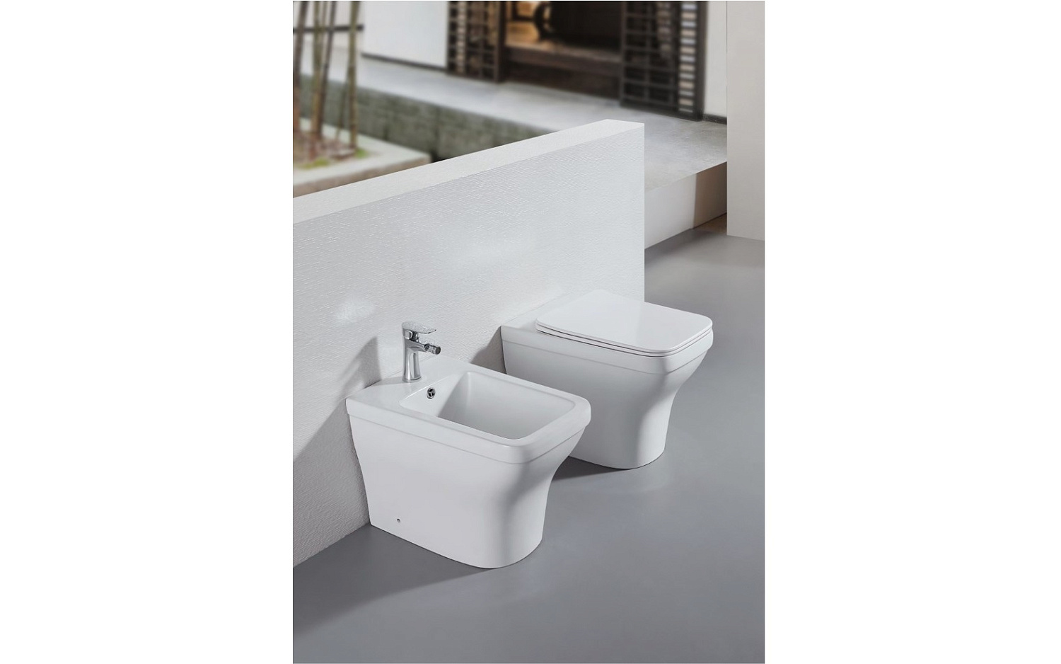 Биде напольное Aquatek АМАДЕО AQ1264-00 560*365*400мм