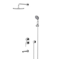 Смеситель Lemark Linara LM0422C для ванны и душа встраиваемый