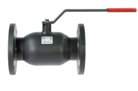 Кран шаровой Ridan RJIP Standard FF PN 16 Т= 150 °С, фланцевый, стандартный проход, с рукояткой, корпус-углеродистая сталь DN 100