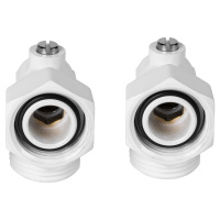 Набор нижнего подключения Royal Thermo угловой раздельный 3/4х3/4ЕК Белый