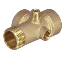 Пятивыводной штуцер Tim (пятирник) латунный 1"*1/4 "г/ш 80 мм