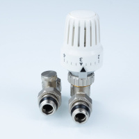 Комплект терморегулируюшего оборудования Valtec для радиатора прямой 1/2"