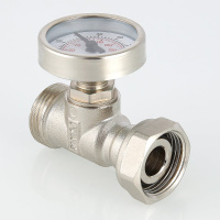 Тройник Valtec с термометром