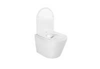 Унитаз-компакт подвесной безободковый Aquatek ВЕГА 490*360*320 с сиденьем Soft Close обычный смыв