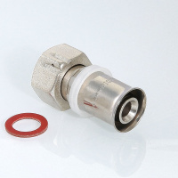 Пресс-фитинг Valtec с накидной гайкой 26 мм х 1"