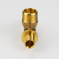 Тройник надвижной Valtec с переходом на наружную резьбу 16 (2,2) мм х 1/2" х 16 (2,2) мм