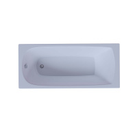 Акриловая прямоугольная ванна Aquatek Eco-Friendly Ника 75 без фронтального экрана, без гидромассажа, без опоры(каркаса) 170 см